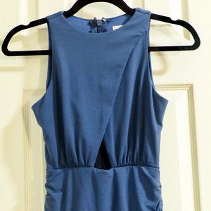 SOLD ---BODYCON MINI BLUE DRESS ---